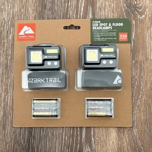 Ozark Trail LED Headlamp Set - Black